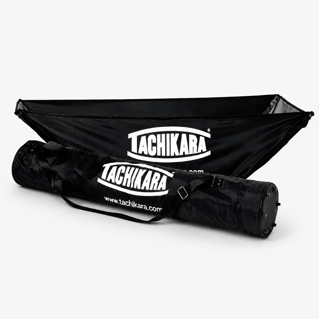 Black Tachikara hammock replacement bag with carrying bag on a white background